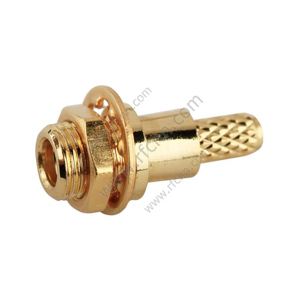 Monte en el panel de engarce femenino MMCX para RG316 - Conector RF