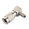 1.0 / 2.3 Ángulo recto Crimado masculino para el conector BT3002 RF