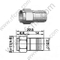 Conector F RF para RG6