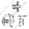 PLAZA DE CRIMPE FEMENINO SMA para el conector RG405 RF