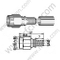 Crimpo masculino SMA para RG58 RF Conector