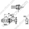 Conector de montaje de mamparo hembra SMB